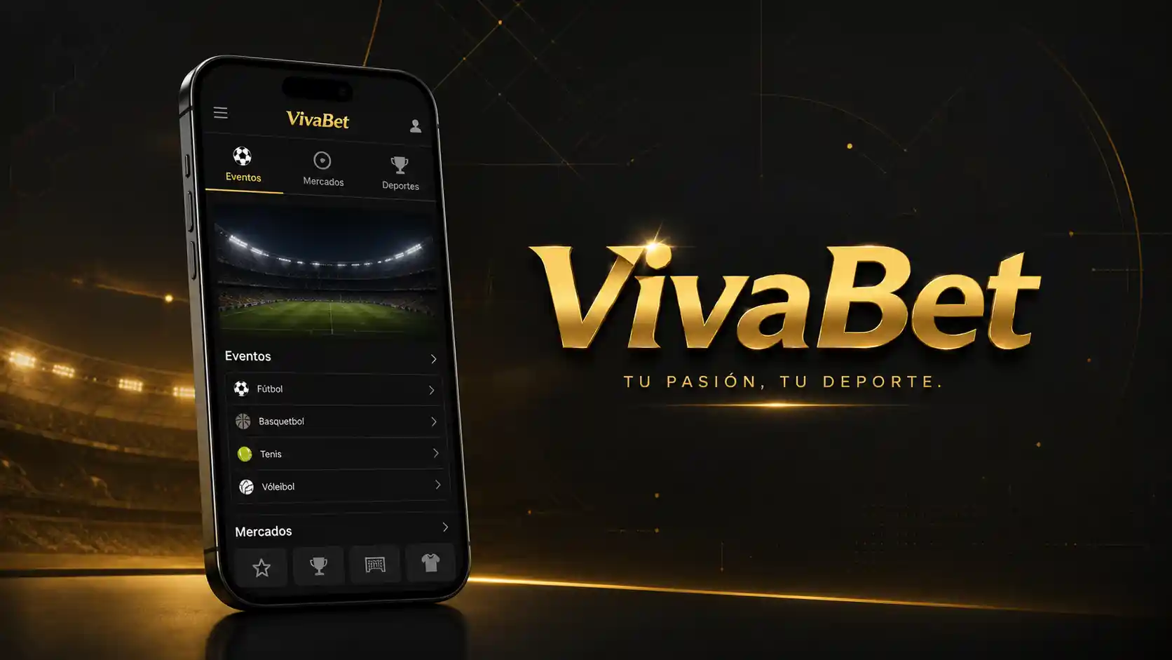 Acceso móvil a la app deportiva de Vivabet