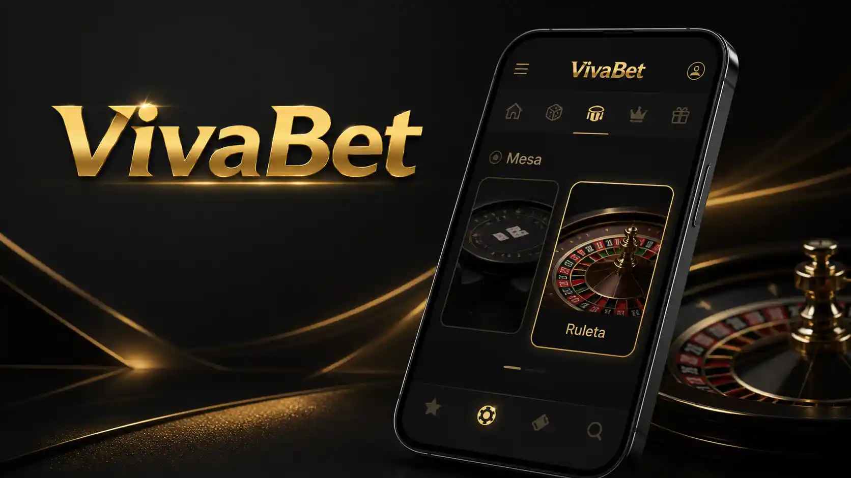 Acceso móvil de Vivabet a la sección de ruleta